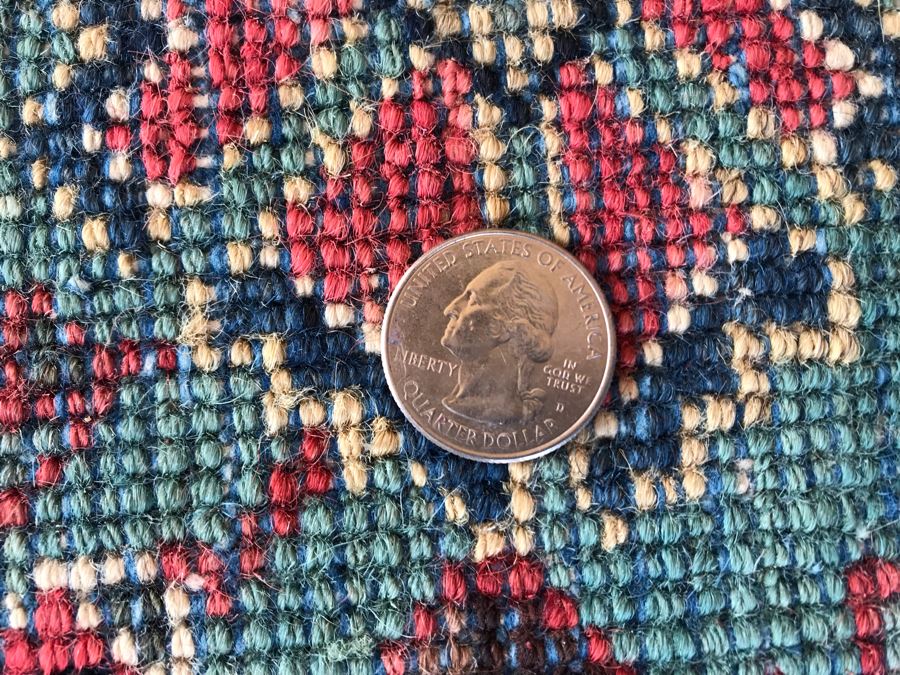 Large Vintage Persian Rug Hand Knotted Wool Area Rug 13.7' X 11.1' [Photo 21]