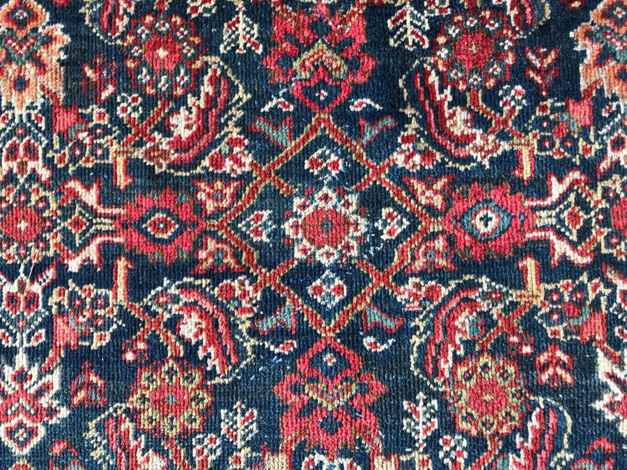Large Vintage Persian Rug Hand Knotted Wool Area Rug 13.7' X 11.1' [Photo 16]
