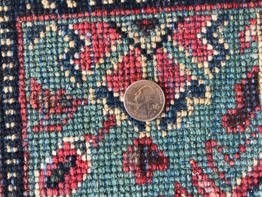 Large Vintage Persian Rug Hand Knotted Wool Area Rug 13.7' X 11.1' [Photo 20]