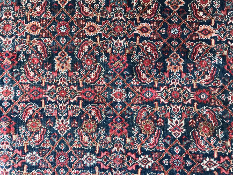 Large Vintage Persian Rug Hand Knotted Wool Area Rug 13.7' X 11.1' [Photo 15]