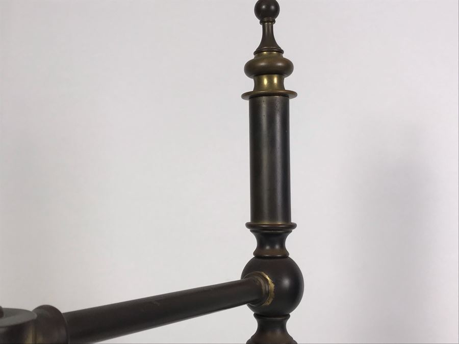 Robert Abbey Heavy Brass Adjustable Swing Arm Table Lamp [Photo 8]