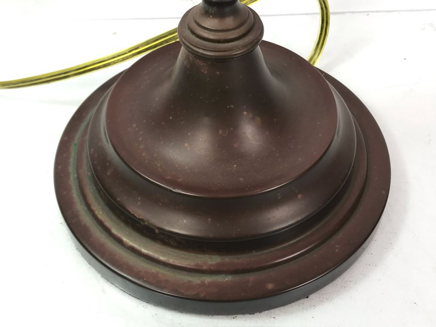 Robert Abbey Heavy Brass Adjustable Swing Arm Table Lamp [Photo 6]