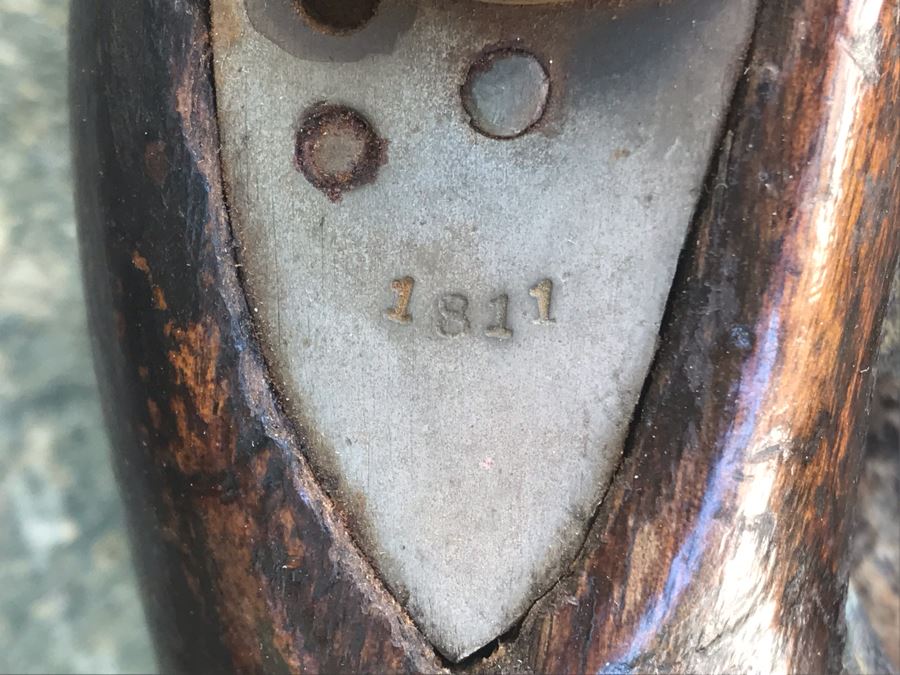 Antique East India Company 1811 Modified Cavalry Pistol Originally Flintlock EIC Rampant Lion British Empire 9' Barrel Gun [Photo 7]