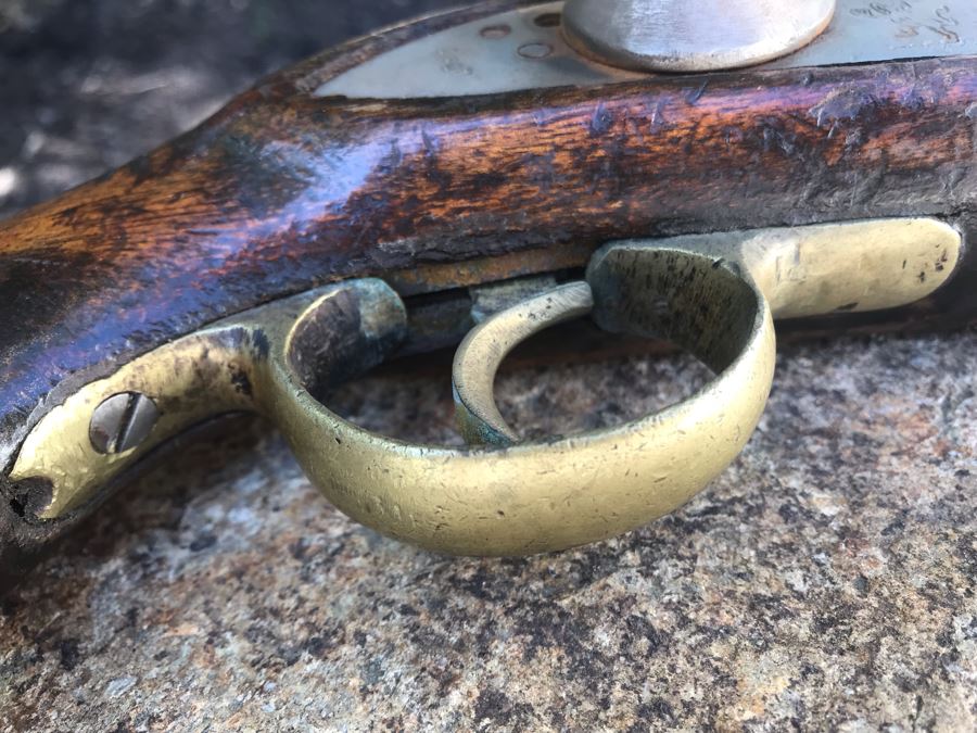 Antique East India Company 1811 Modified Cavalry Pistol Originally Flintlock EIC Rampant Lion British Empire 9' Barrel Gun [Photo 9]