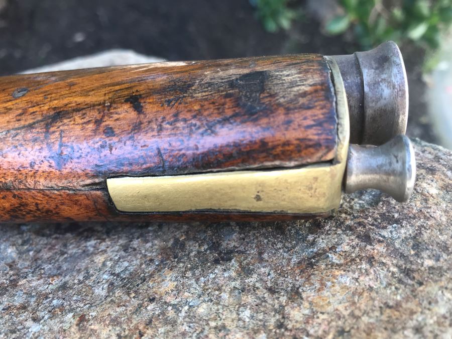 Antique East India Company 1811 Modified Cavalry Pistol Originally Flintlock EIC Rampant Lion British Empire 9' Barrel Gun [Photo 10]