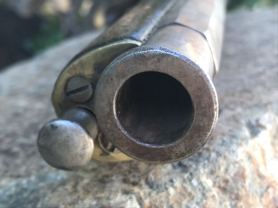 Antique East India Company 1811 Modified Cavalry Pistol Originally Flintlock EIC Rampant Lion British Empire 9' Barrel Gun [Photo 16]