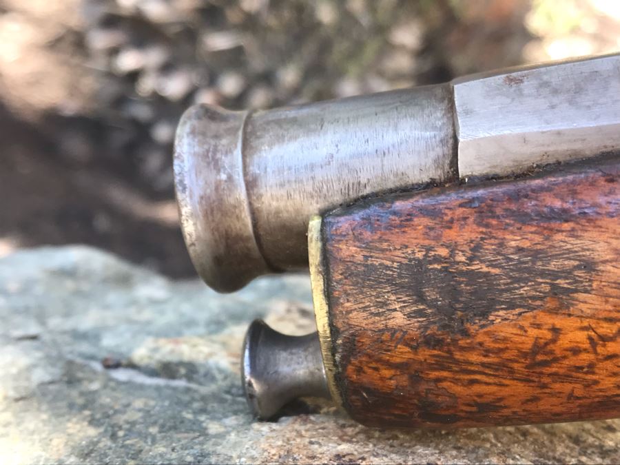 Antique East India Company 1811 Modified Cavalry Pistol Originally Flintlock EIC Rampant Lion British Empire 9' Barrel Gun [Photo 27]