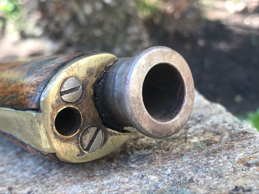 Antique East India Company 1811 Modified Cavalry Pistol Originally Flintlock EIC Rampant Lion British Empire 9' Barrel Gun [Photo 45]