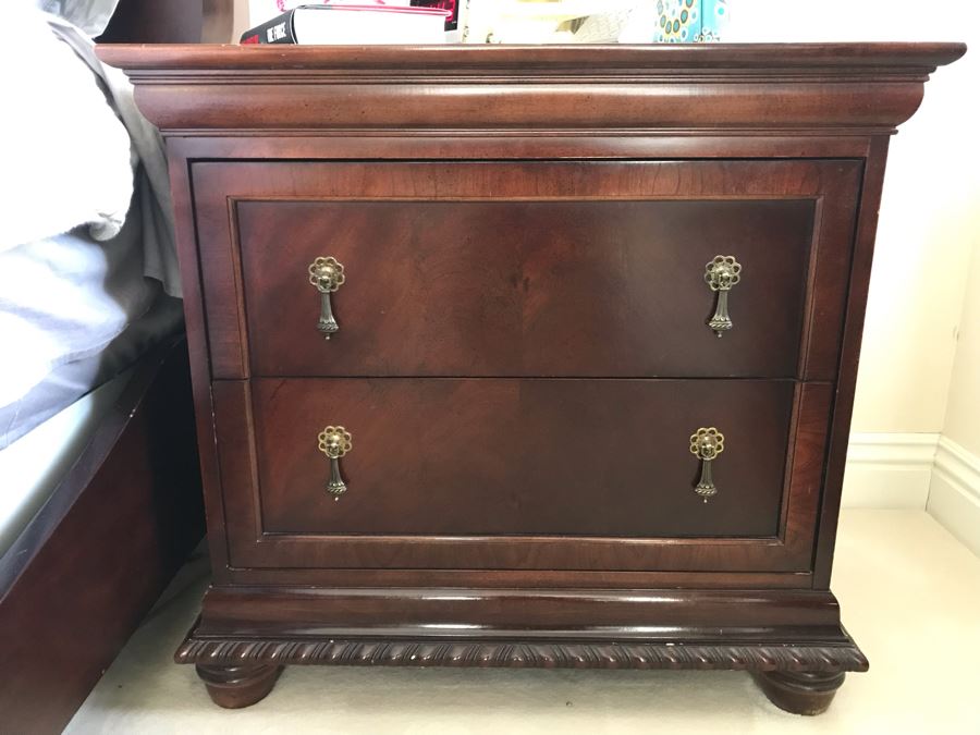 Pair Of National Mt Airy Wooden Nightstands End Tables One Of