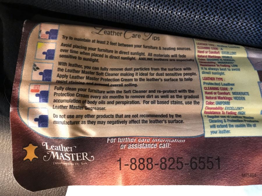 Nice Leather Master Coffee Brown Sofa Sleeper Bed 88'W [Photo 7]