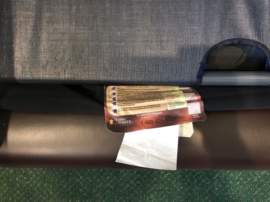 Nice Leather Master Coffee Brown Sofa Sleeper Bed 88'W [Photo 10]