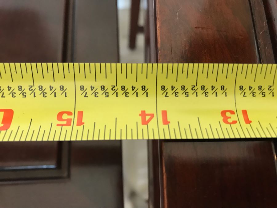 Set Of (3) Rosewood Chinese Nesting Wooden Tables 20'W X 14'D X 26'H [Photo 12]