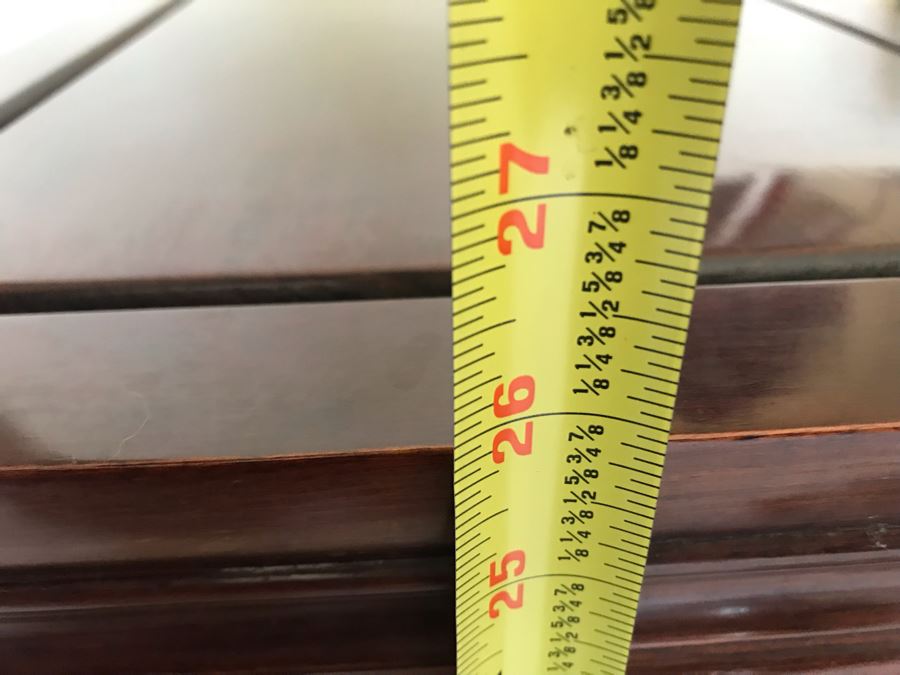 Set Of (3) Rosewood Chinese Nesting Wooden Tables 20'W X 14'D X 26'H [Photo 13]