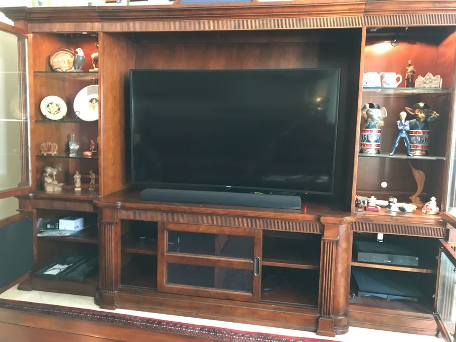 Bassett Furniture John Elway Collection Wooden 3-Piece Wall Unit ...