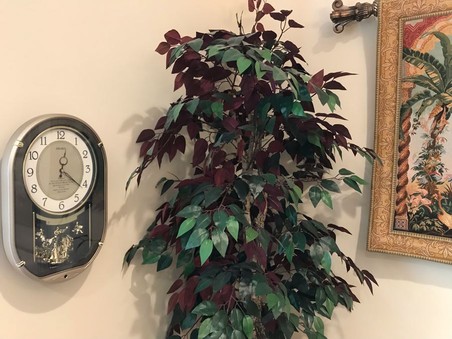 Faux Indoor Tree Plant With Pot Apx 91'H [Photo 2]