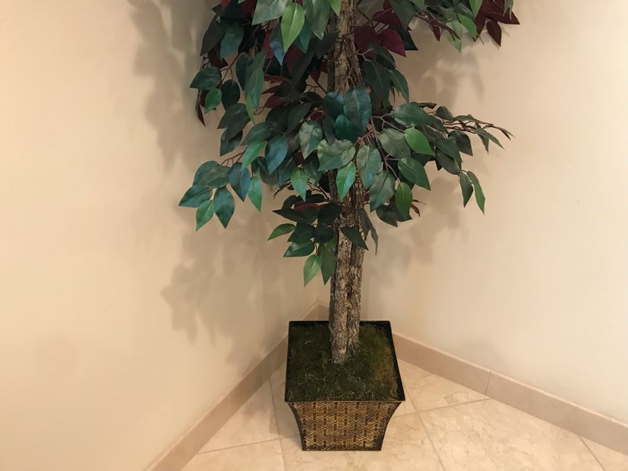 Faux Indoor Tree Plant With Pot Apx 91'H [Photo 3]