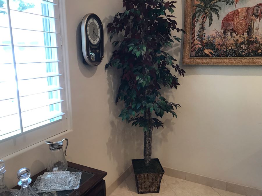 Faux Indoor Tree Plant With Pot Apx 91'H [Photo 6]