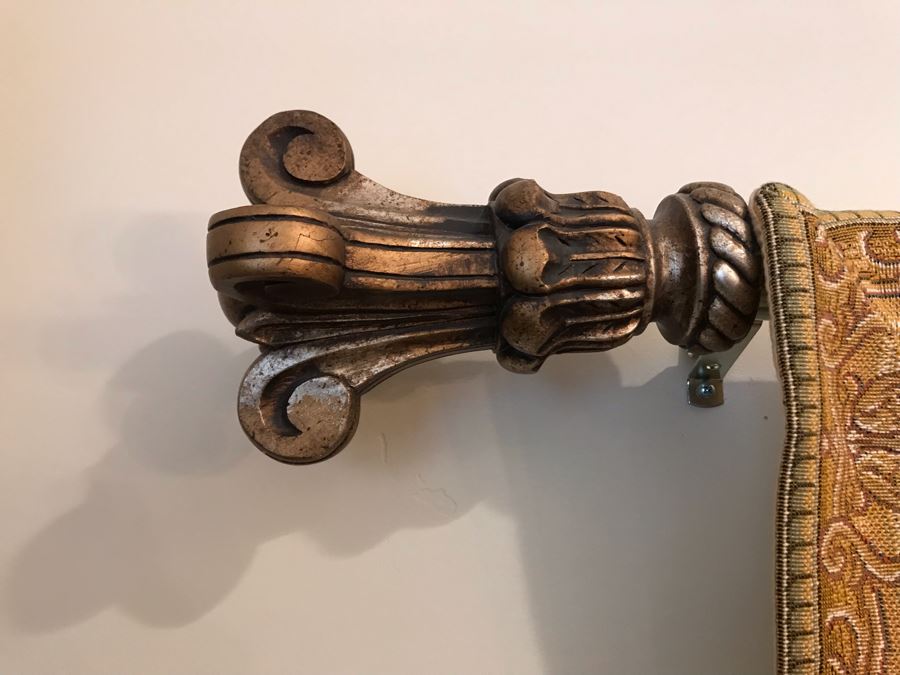 Ornate Elephant Wall Tapestry With Wooden Rod For Display 45'W X 36'H [Photo 8]