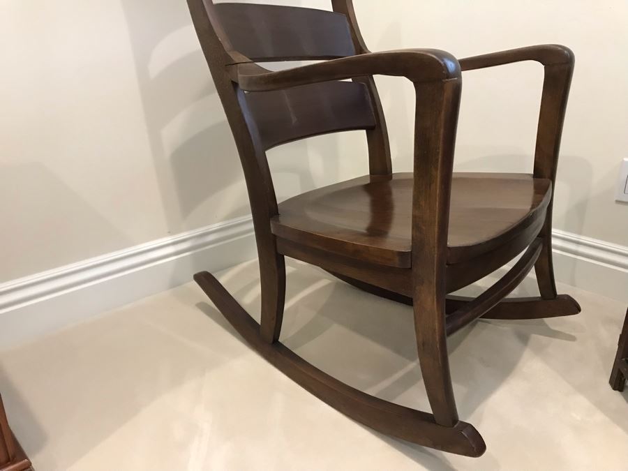 Vintage Wooden Rocking Chair [Photo 12]