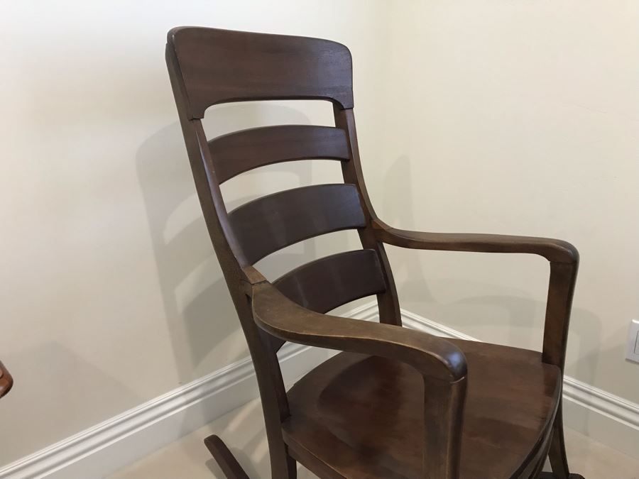 Vintage Wooden Rocking Chair [Photo 13]