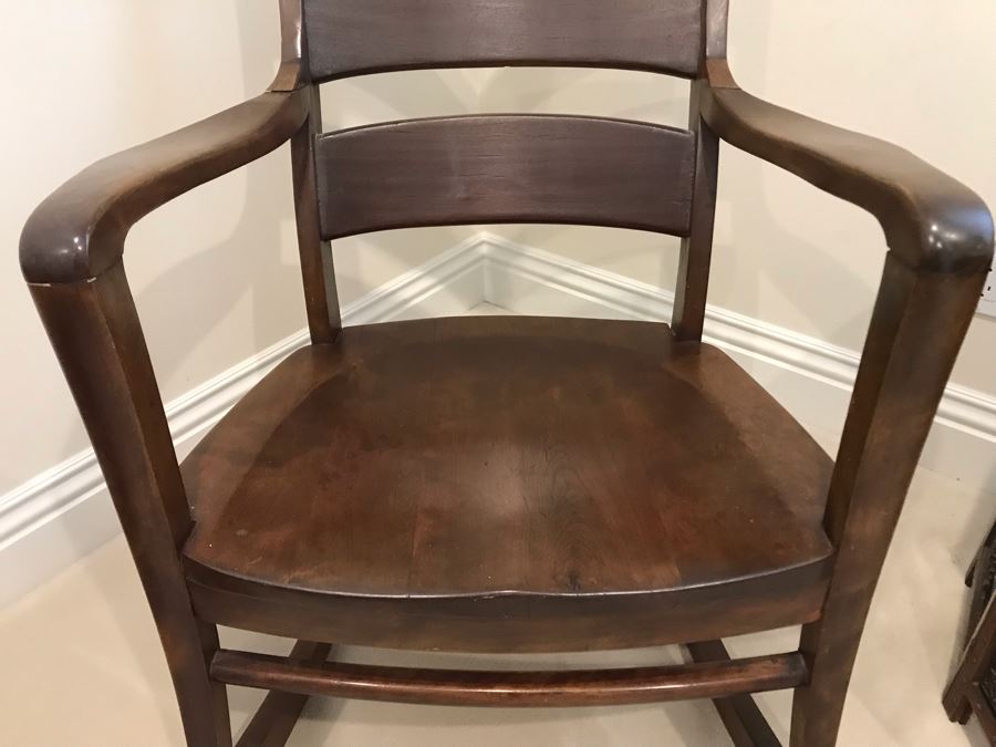 Vintage Wooden Rocking Chair