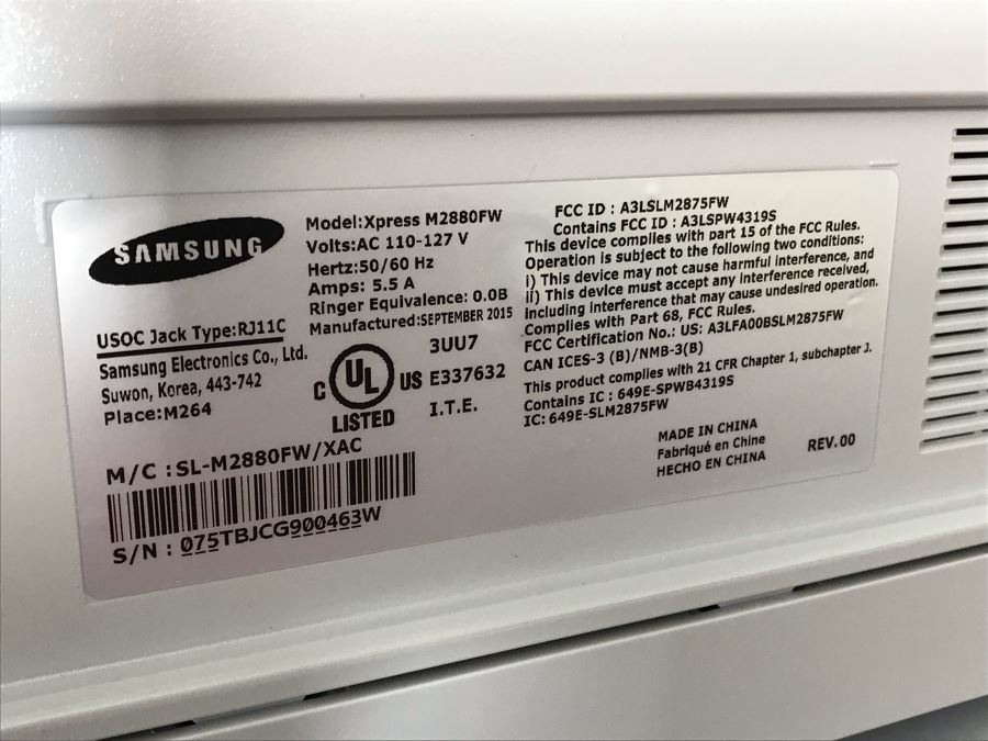 Мфу samsung m2880fw сброс к заводским настройкам