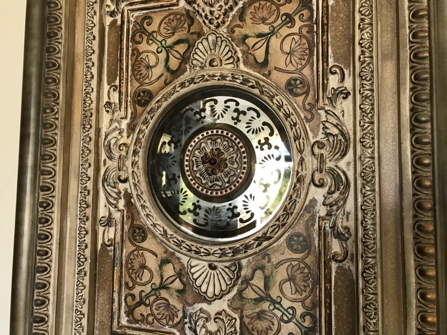 Decorative Old World European French Wall Decor Panel With Center Mirror 25'W X 60'H [Photo 6]