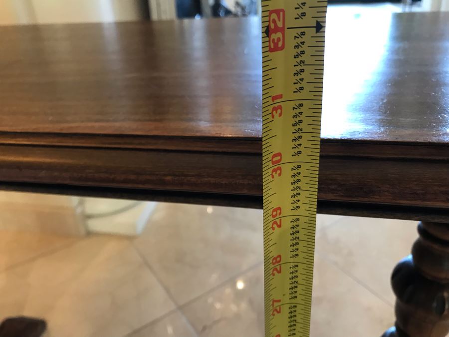 Vintage Wooden Console Sofa Table 48”W X 17”D X 30”H [Photo 12]