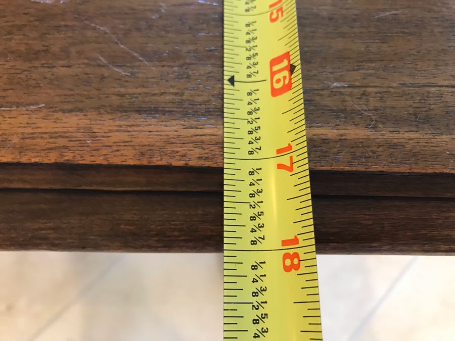 Vintage Wooden Console Sofa Table 48”W X 17”D X 30”H [Photo 11]