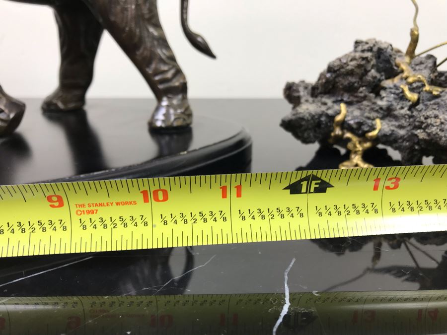 Metal Elephant Figurine Decorative Sculpture 12'H And Seagull Bird Sculpture [Photo 12]