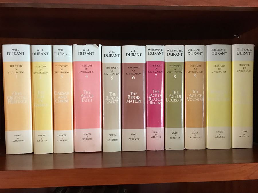 The Story Of Civilization Books Volumes 1-10
