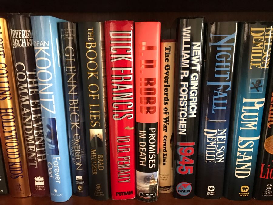 Huge Lot Of Hardback Books Novels By John Grisham, David Baldacci And More (3 Shelves) - Some First Editions [Photo 6]