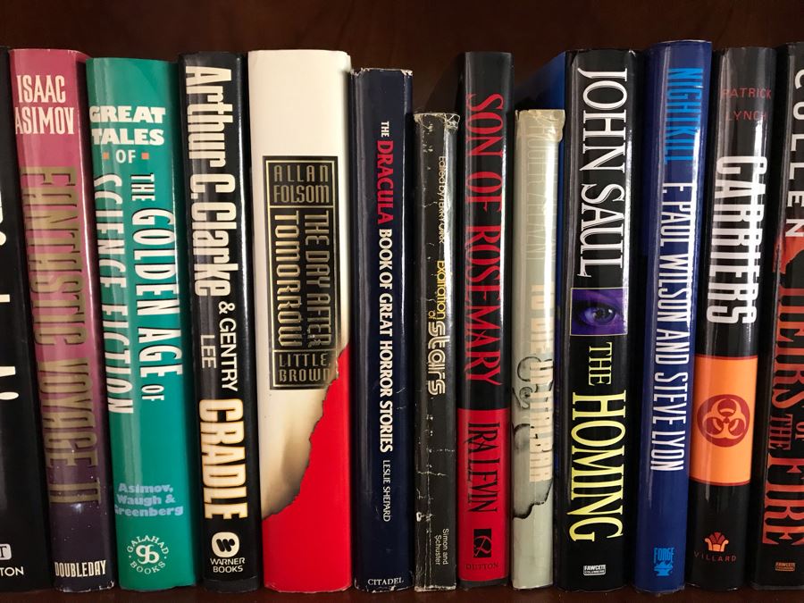 Science Fiction Hardcover Books Novels Isaac Asimov, Arthur C. Clarke