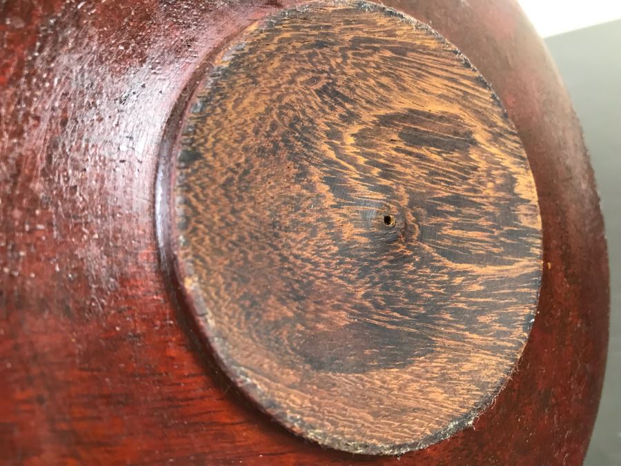 Pair Of Carved Inlay Wooden Trinket Boxes, Carved Floral Motif Wooden Box And Carved Wooden Divided Tray [Photo 14]
