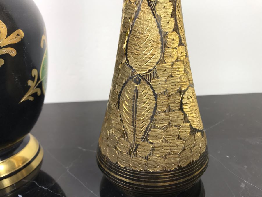 Collection Of Brass And Copper Vases And Thimble [Photo 10]