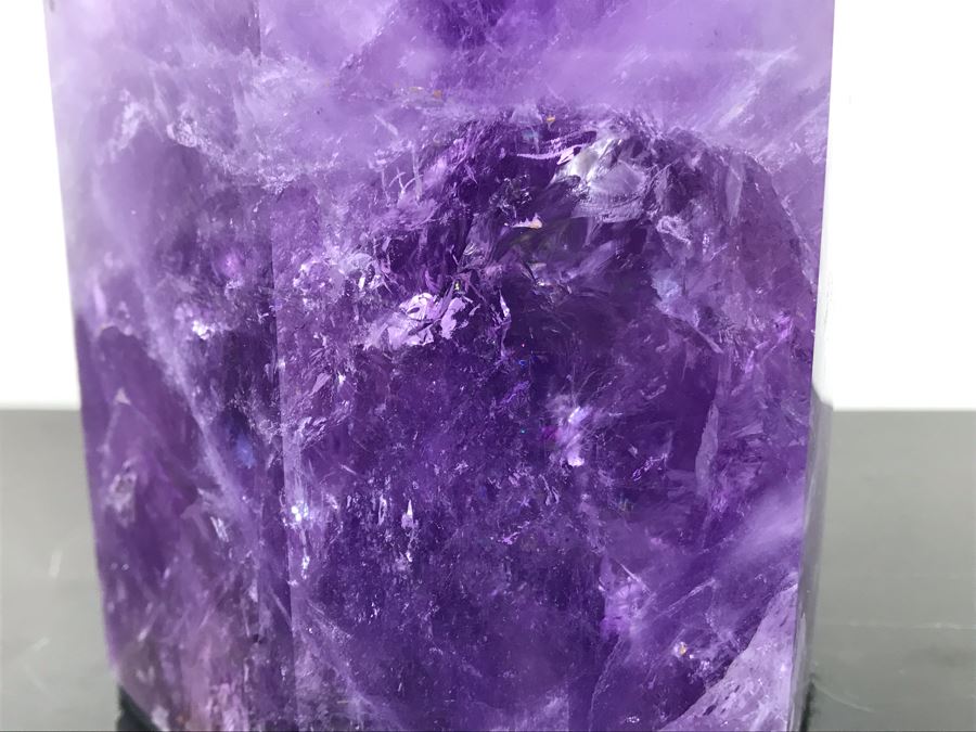 Large Polished Purple Amethyst Crystal 6.5'H X 4'W [Photo 4]
