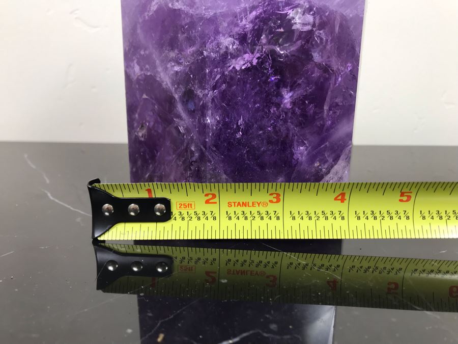 Large Polished Purple Amethyst Crystal 6.5'H X 4'W [Photo 10]