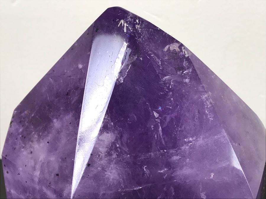 Large Polished Purple Amethyst Crystal 6.5'H X 4'W [Photo 6]