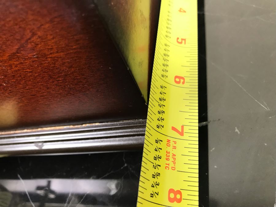 Painted Elephant Figurine 9'H And Lockable Box With Elephant Finial [Photo 15]