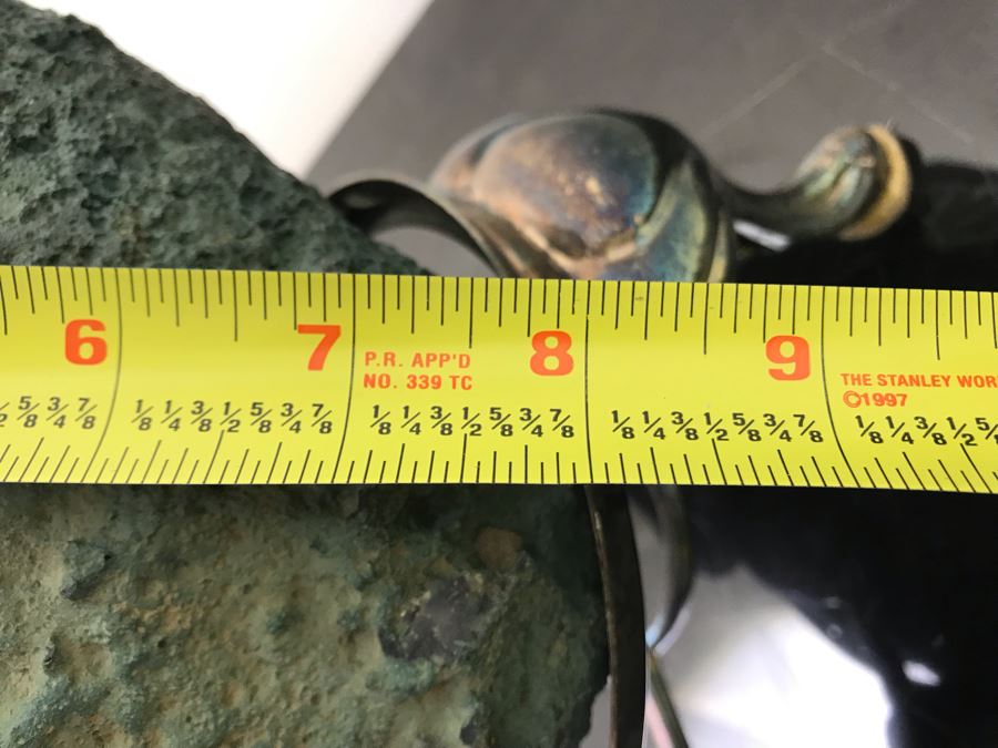 Large Amethyst Crystal Geode With Stand 9.5'W X 8.5'D - See Photos [Photo 20]