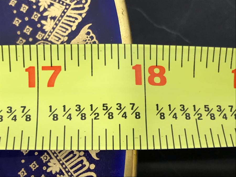 Stunning Hand Painted Limoges France Platter Of Pheasant Signed J. P. L. France With Stand 18'W X 14'H [Photo 16]