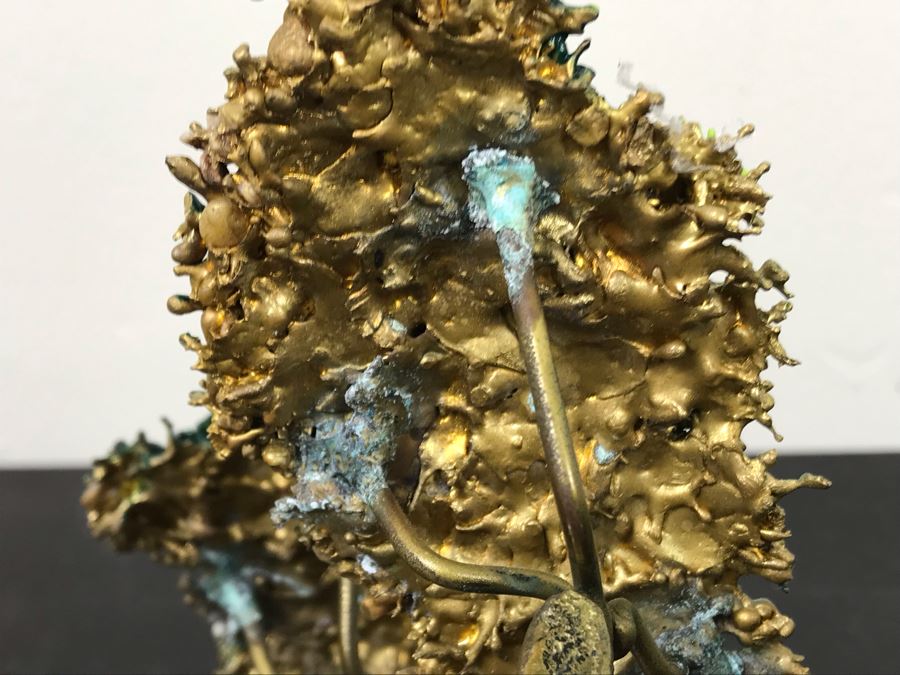 Beswick England Dachsund Dog Figurine, Hand Painted Basset Hound Figurine And Gold Tone Tree Sculpture [Photo 14]