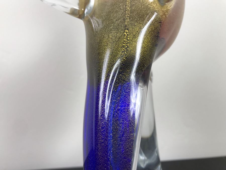 Murano Glass Parrot Bird By Vetro Artistico Hand Made In Italy 14'H [Photo 7]