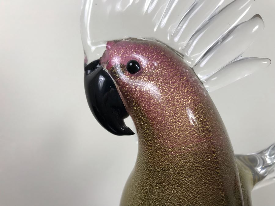 Murano Glass Parrot Bird By Vetro Artistico Hand Made In Italy 14'H [Photo 12]