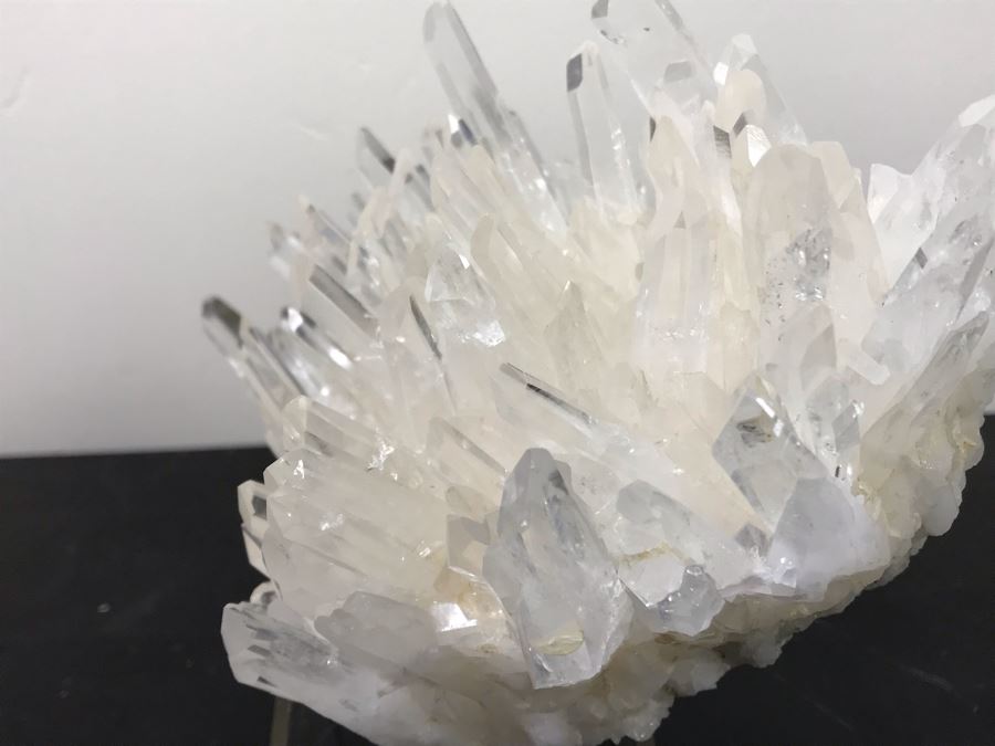Quartz Crystal Cluster With Display Stand 7.5'W X 6.5'H Retailed For $850 [Photo 13]