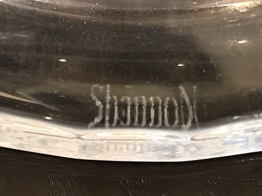 Large Shannon Crystal By Godinger Footed Pedestal Bowl 12'H [Photo 7]