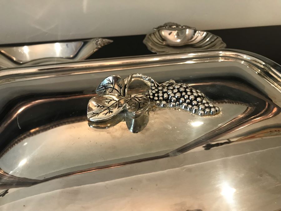 Various Silverplate Serving Pieces Including Godinger [Photo 4]