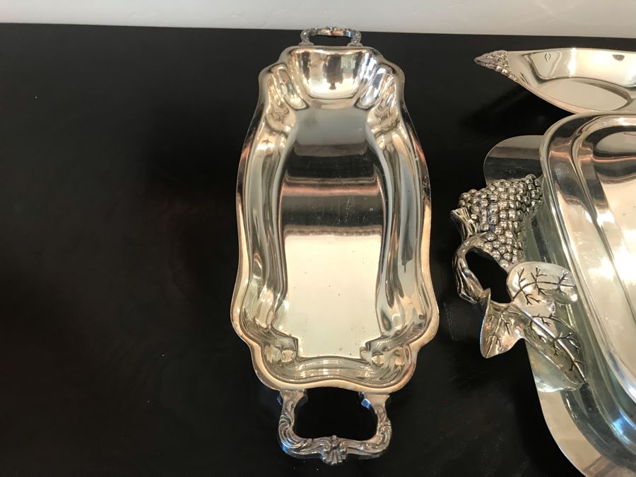 Various Silverplate Serving Pieces Including Godinger [Photo 6]