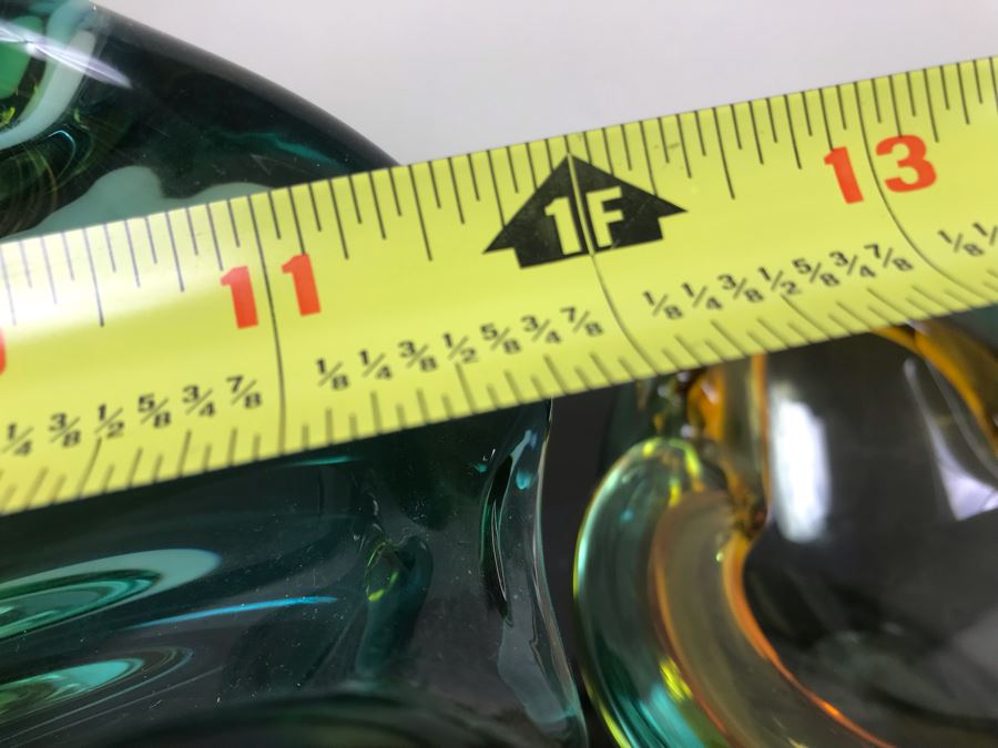 Matching Pair Of Murano Art Glass Bowls Hand Made In Italy [Photo 13]