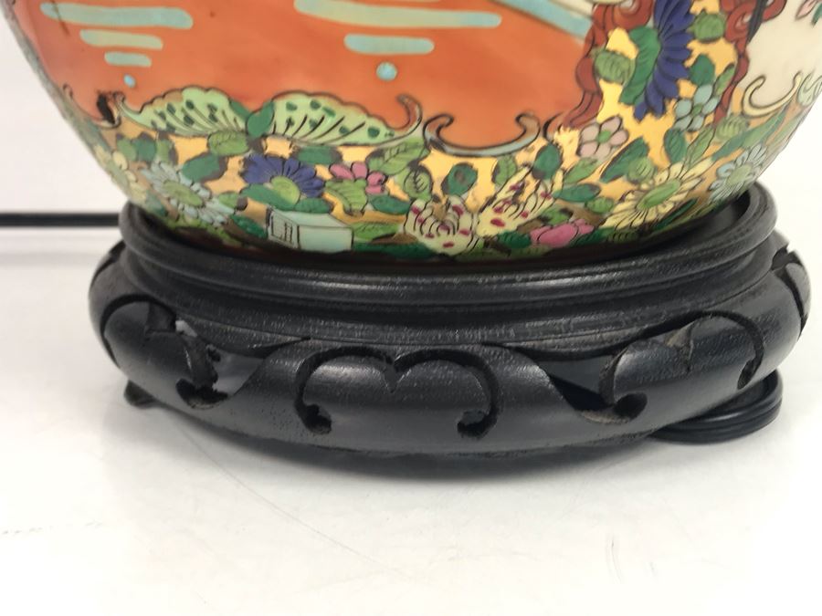 JUST ADDED - Chinese Famile Rose Porcelain Vase Table Lamp [Photo 20]